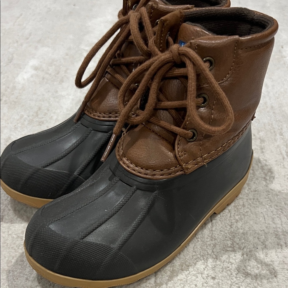 Sperry Kids Brown Rain Boots